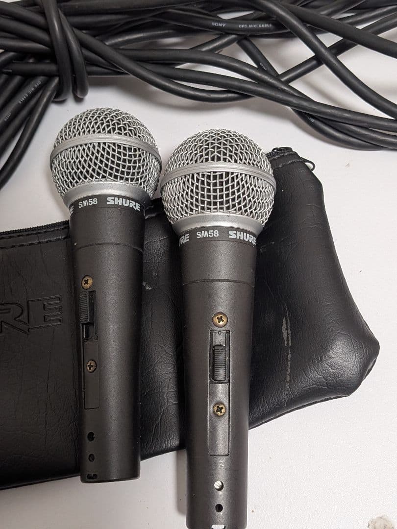 SHURE SM58 ダイナミックマイク 2本セット