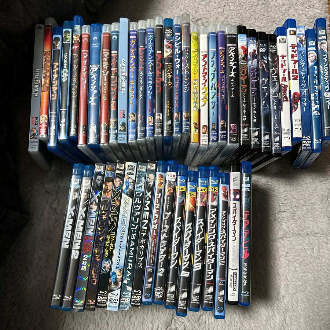 marvelX-MEN スパイダーマンその他Blu-ray ブルーレイまとめ売り