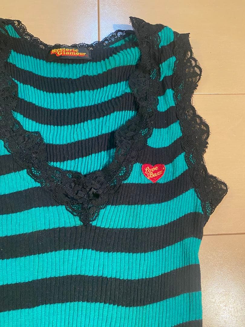 初期　ヒステリックグラマー '90 LoveBuzz ロゴ　タンクトップ　Y2K