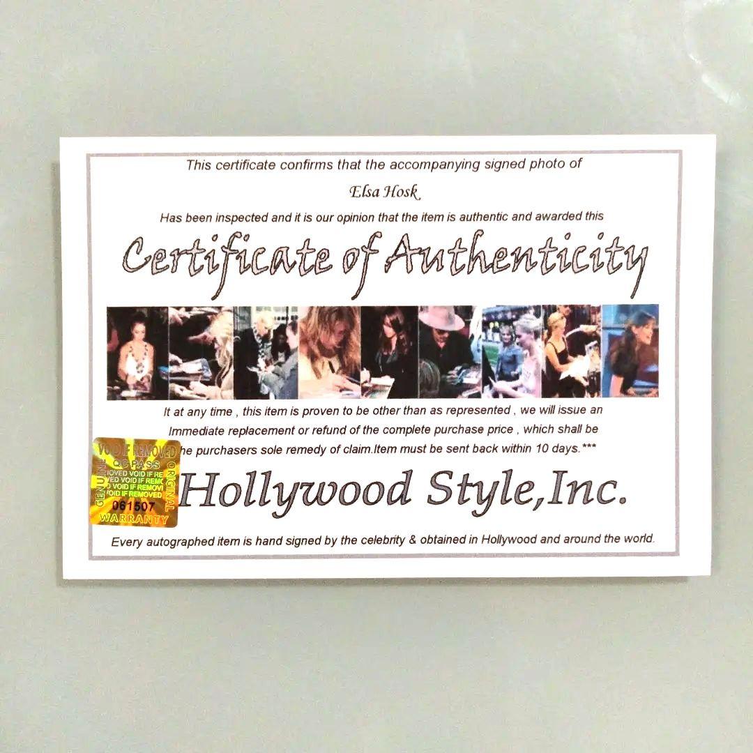 セール中…エルザ・ホスク直筆サイン2Lサイズ写真…Elsa Hosk