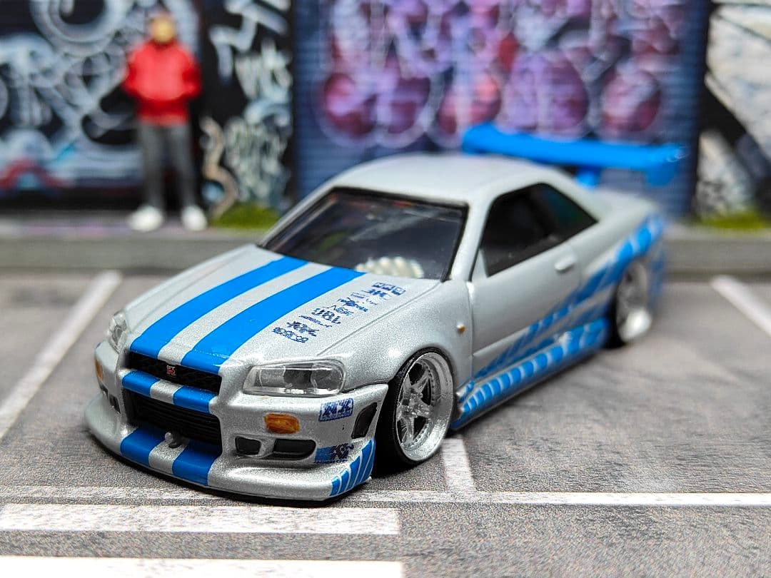 専用トミカ改造 トヨタ 80スープラ ワイスピ仕様 jl深リム ☆ホット