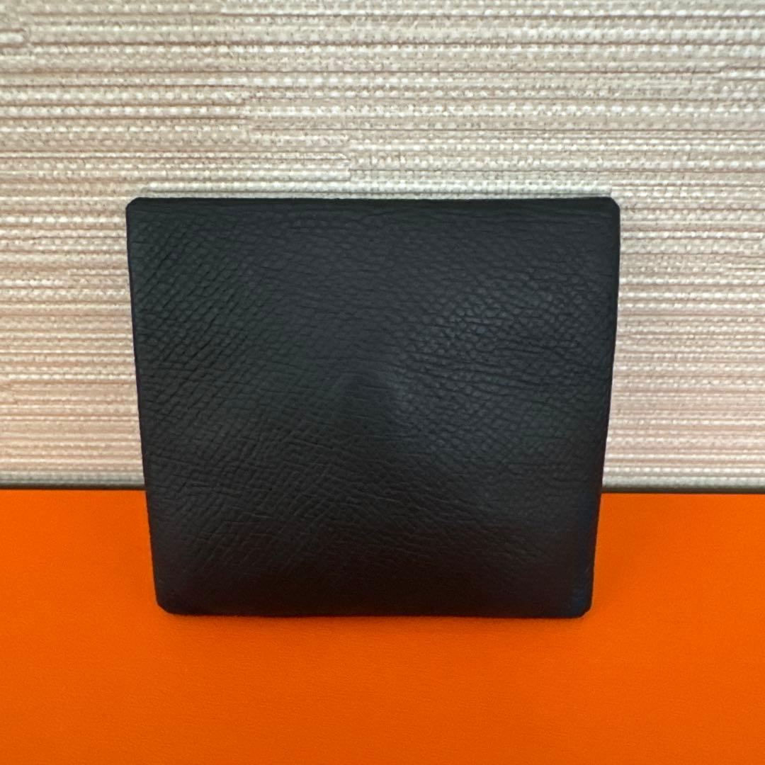 ‼️‼️‼️HERMES バスティア　ノアール‼️‼️‼️ブラック　レザー　ケース