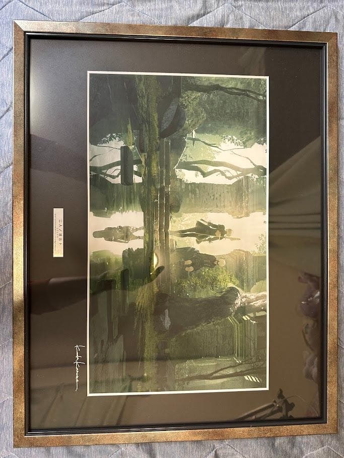 極貴重・直筆入り】ニーア NieR:Automata 複製原画「二人ノ過去ト」 極