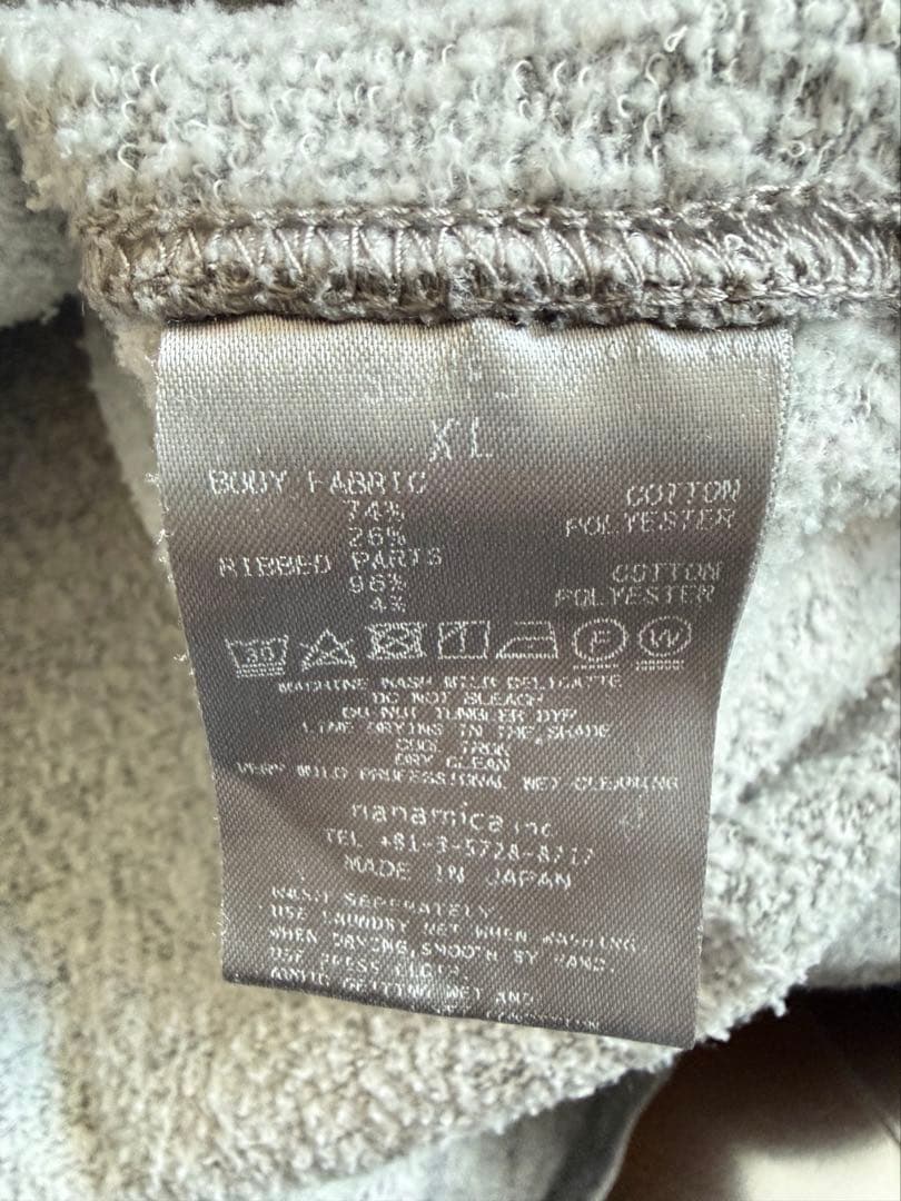 PALACE SKATEBOARDS nanamica コラボパーカー