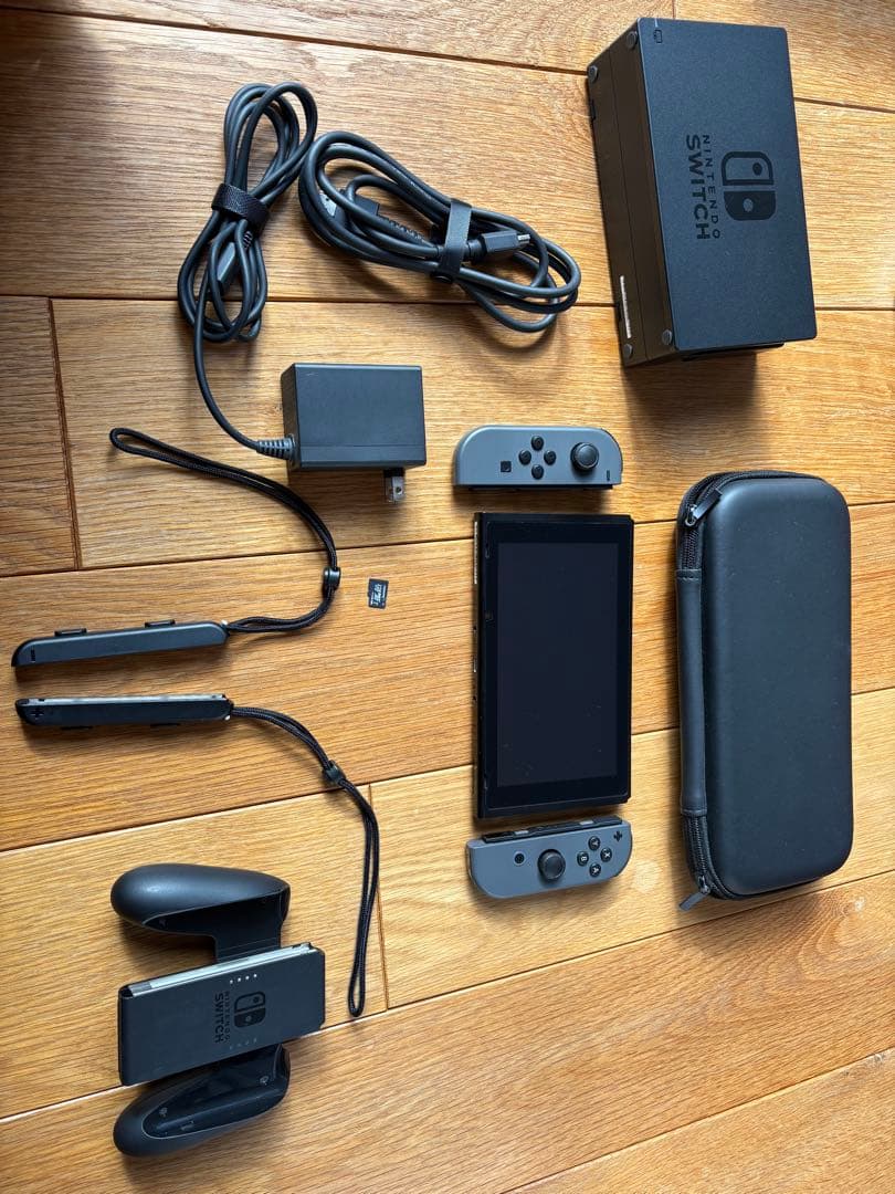 Nintendo Switch グレー SDカード128G付き