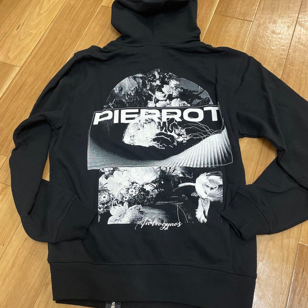 PIERROT アンドロジナス フード付きパーカー Lサイズ
