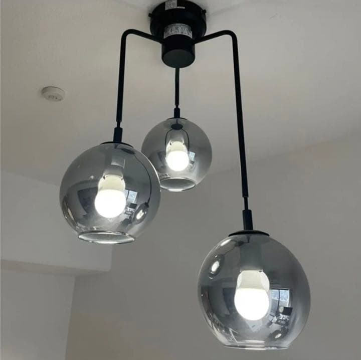 シーリングライト ペンダントライト天井照明 VERRE 3T グレー