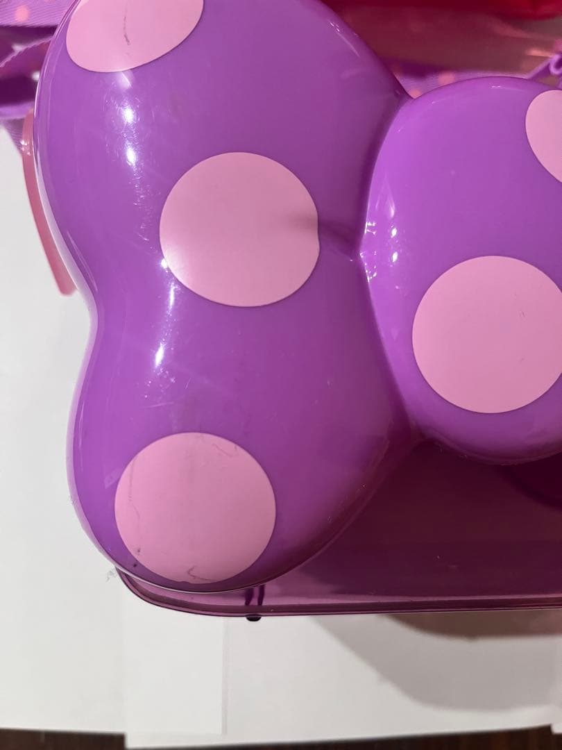 ディズニー　ミニーちゃん　リボン型　ポップコーンバケット　2個セット