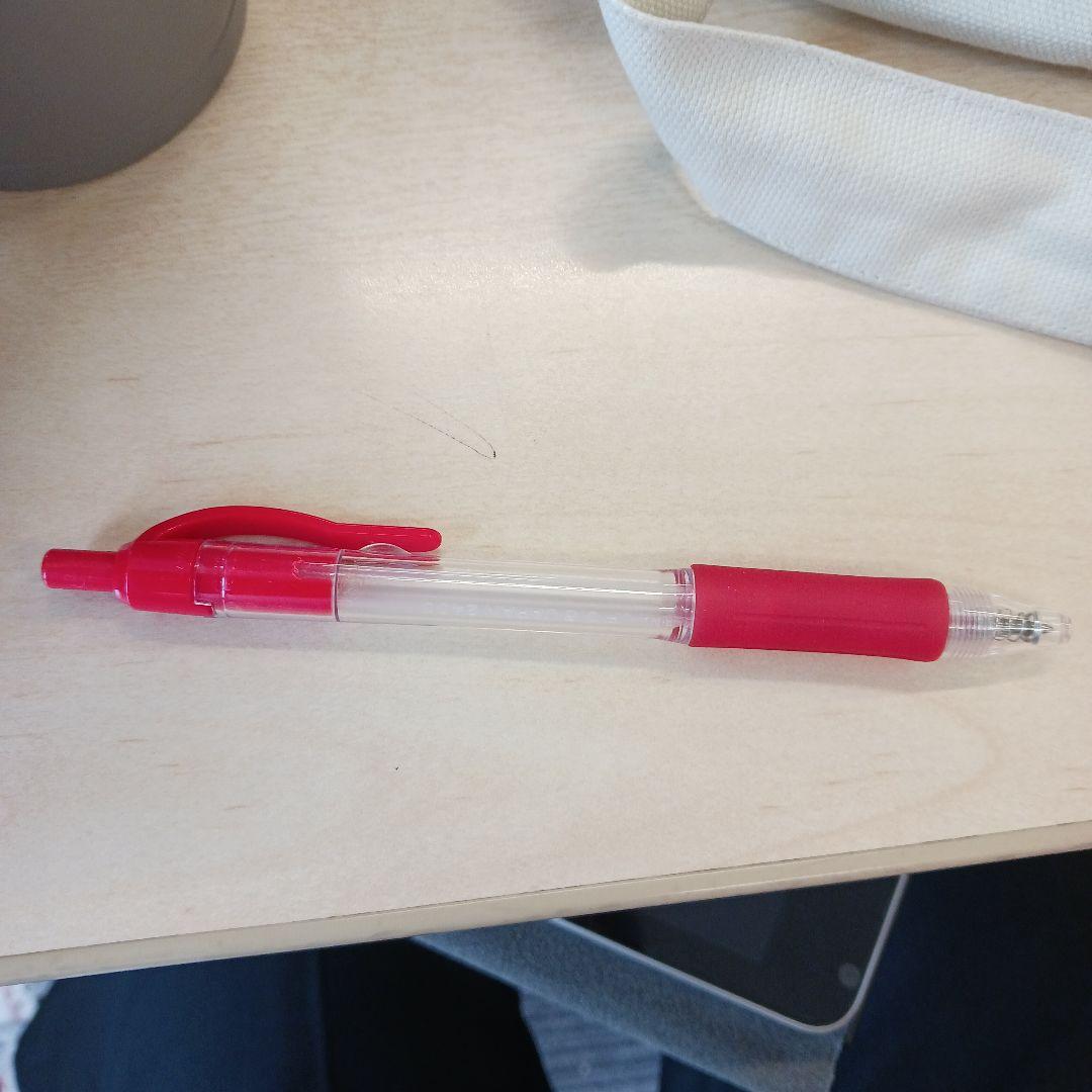 赤いボールペン 本体 たのめーる】三菱鉛筆 油性ボールペン VERY楽ノック 極細 0.5mm 赤