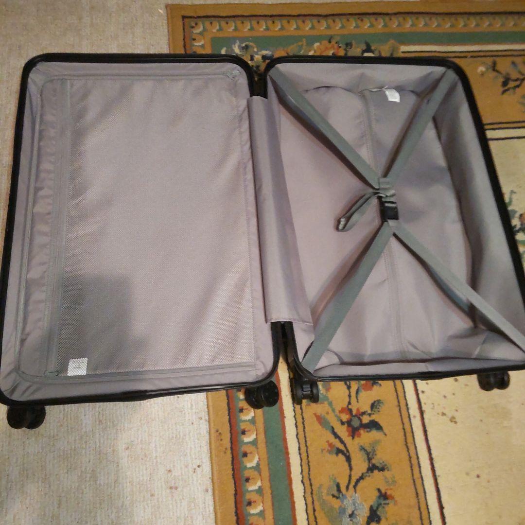 廃番希少品】MUJI無印良品 ハードキャリーケース 大型(87L) 夏色ブルー