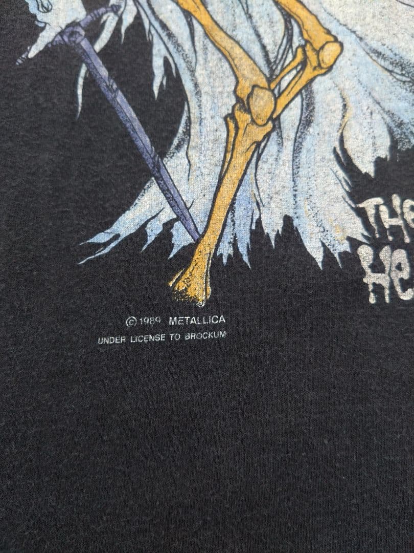 ビンテージ80sMETALLICAメタリカDORIS90sTシャツパスヘッド - メルカリ