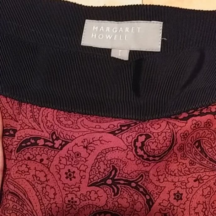 マーガレットハウエルペイズリースカート