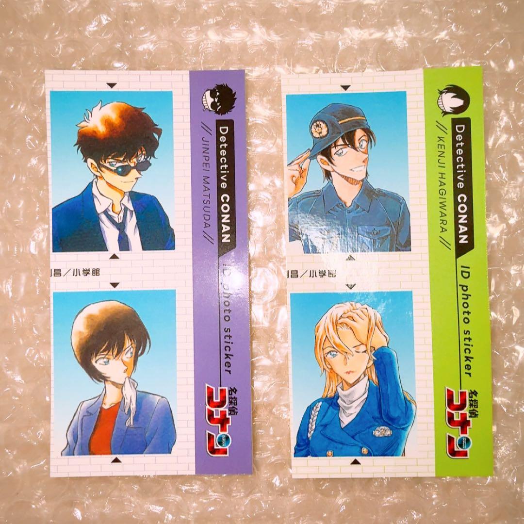 名探偵コナン展 松田陣平 萩原研二 萩原千速 警察学校 ステッカー 缶