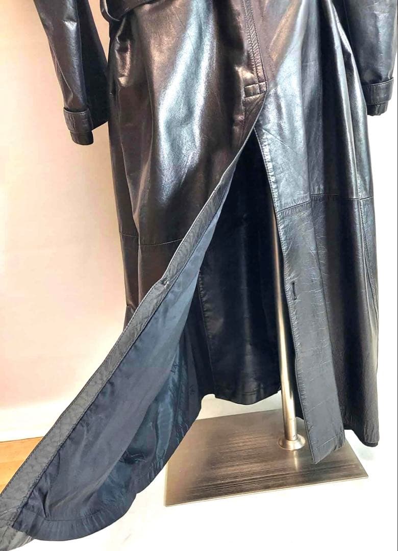 LUNA MATTINO ルナマティーノ ファー付きレザーロングコート Mサイズ