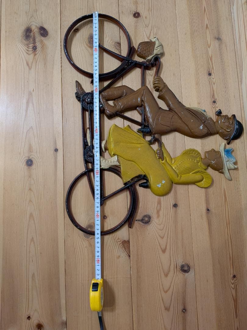 自転車マニア☆ヴィンテージインテリア☆タンデム自転車ウォールアート