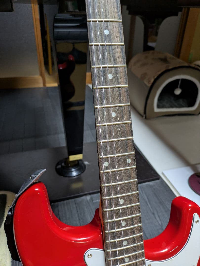 RockJAM エレキギター レッド ロックジャム　ストラトキャスタータイプ