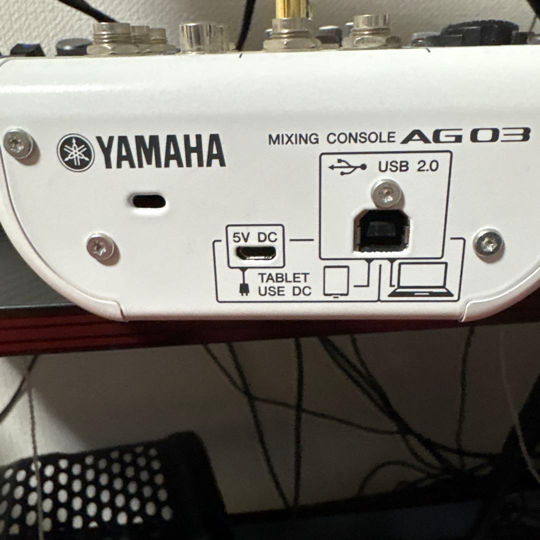 Yamaha AG03 ミキシングコンソール付属品等あり