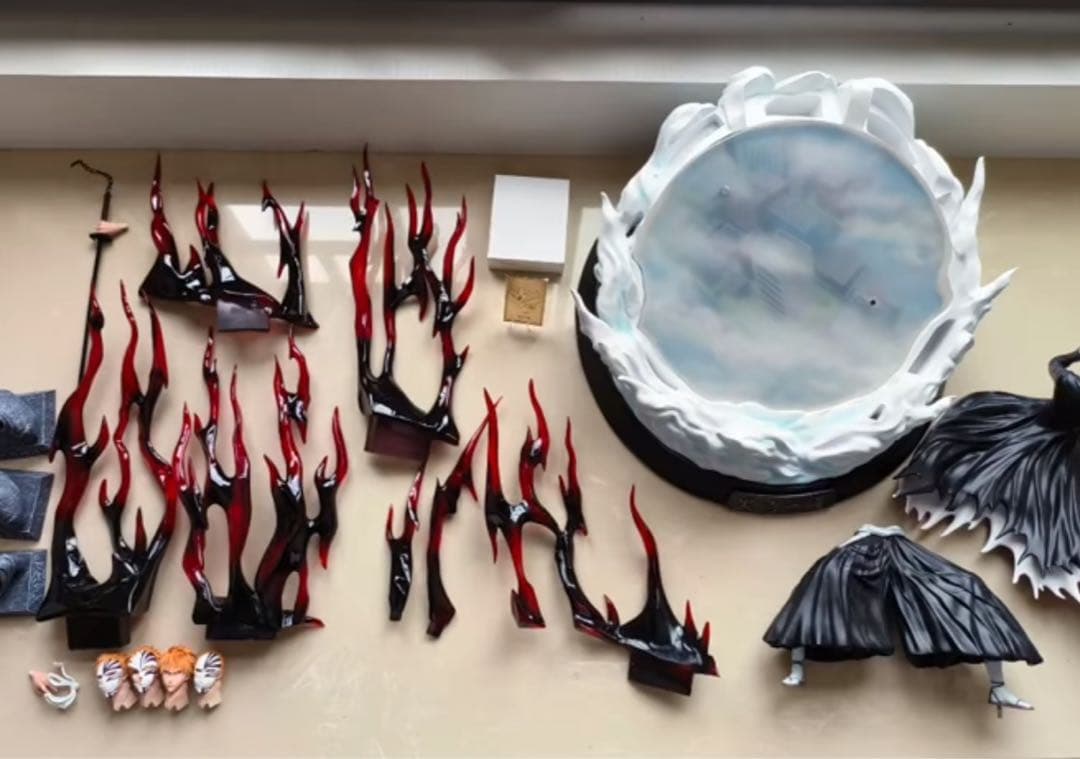 BLEACH 黒崎一護 ガレージキット ガレキ スタチュー⑤⑤