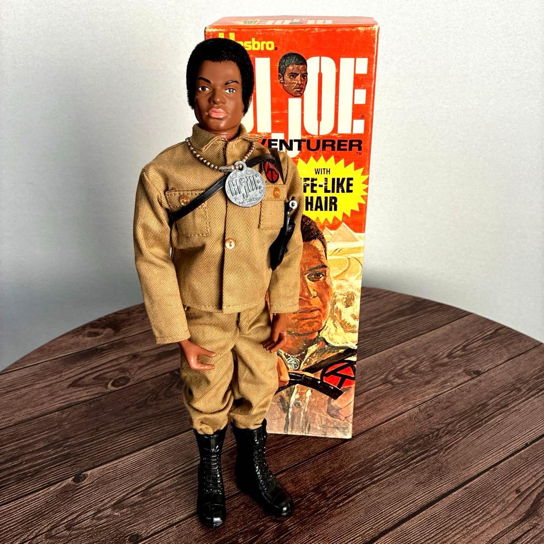 当時物　GIJOE ブラック・アドベンチャー　1970年 　BOX付