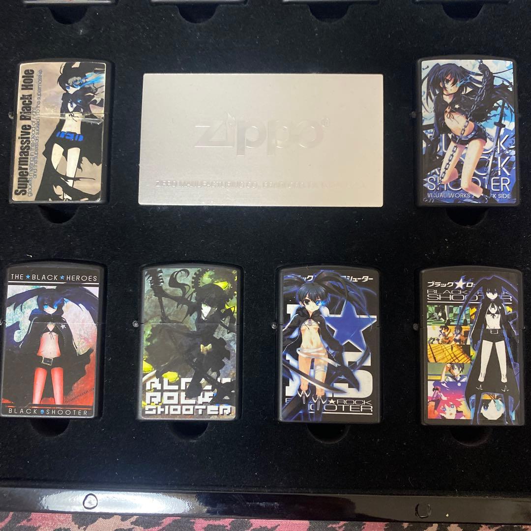 初音ミク　ブラックロックシューター　オイルライター　ジッポ風　セット　J