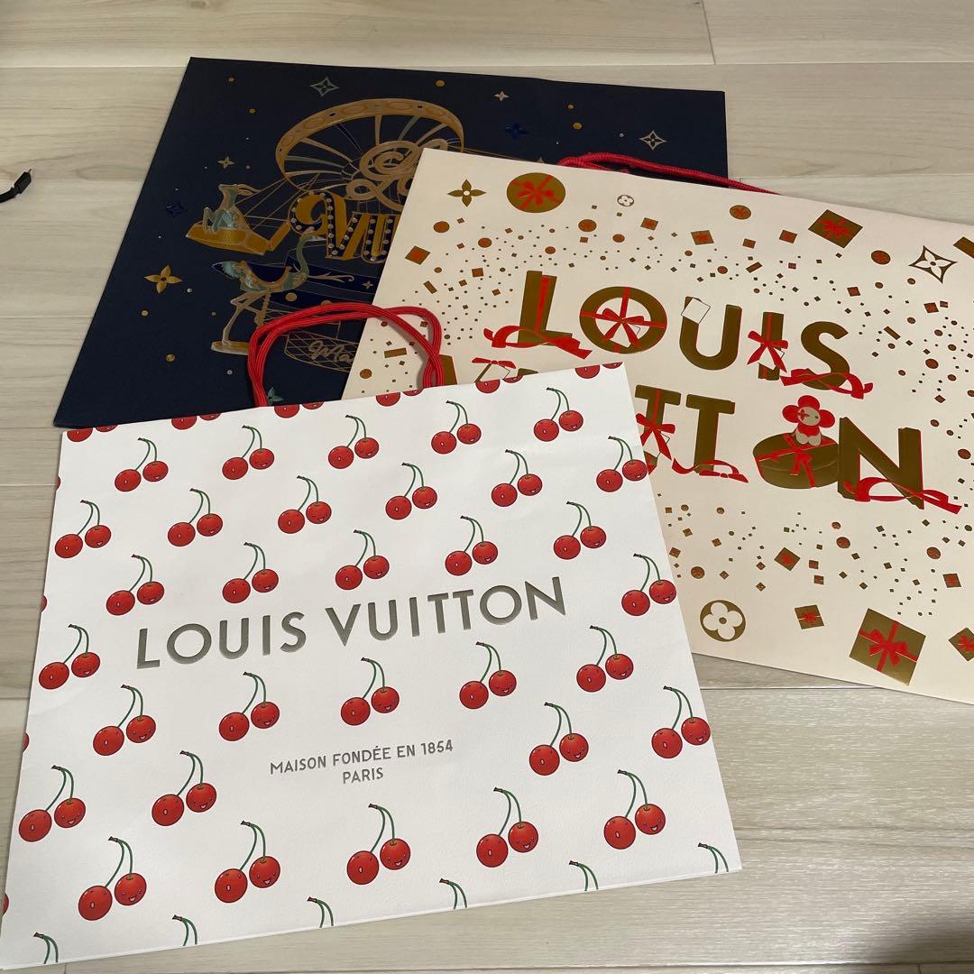 村上隆 チェリー 紙袋 ショップバック ルイヴィトン - メルカリ