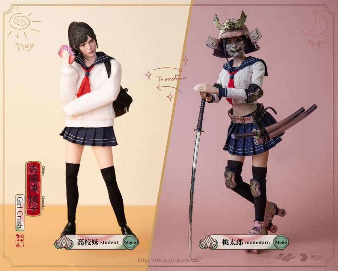 Asmus Toys 吉備津桃子 1/6 もも高校生桃太郎 DX verコスプレ