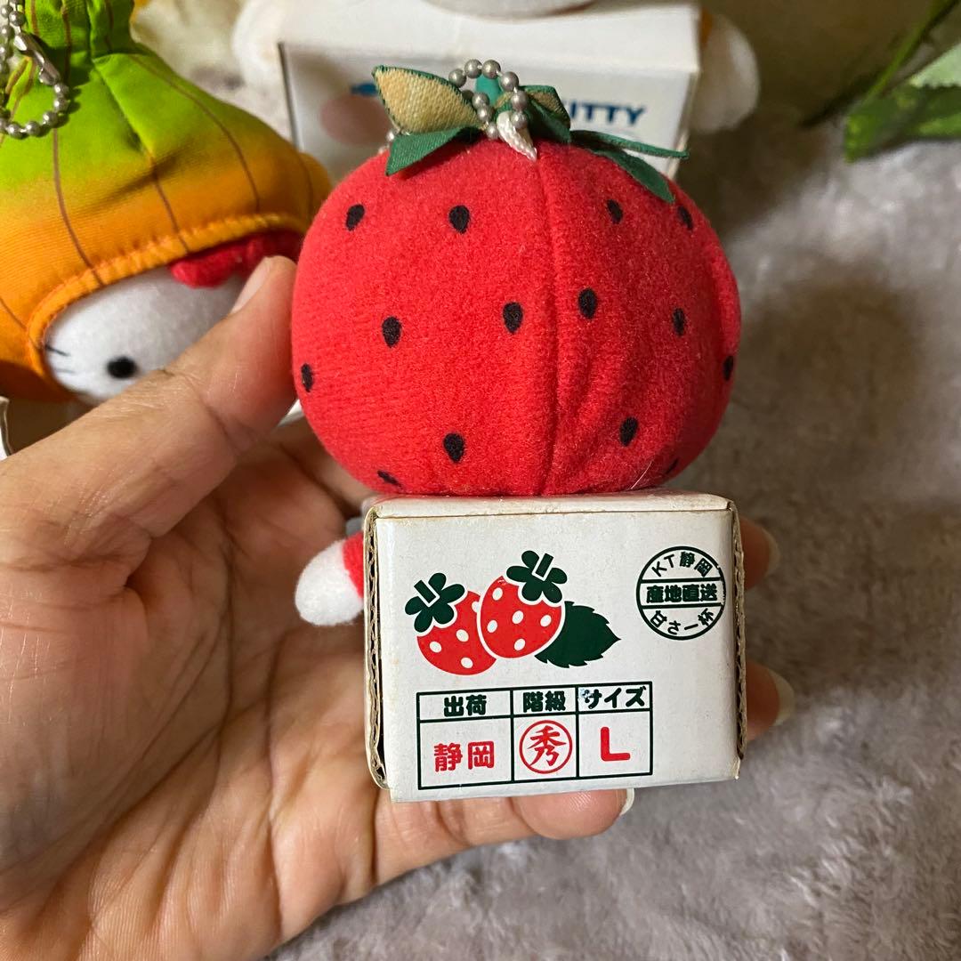希少　ご当地キティたまねぎ静岡みかん静岡いちごぬいぐるみキーホルダーまとめ