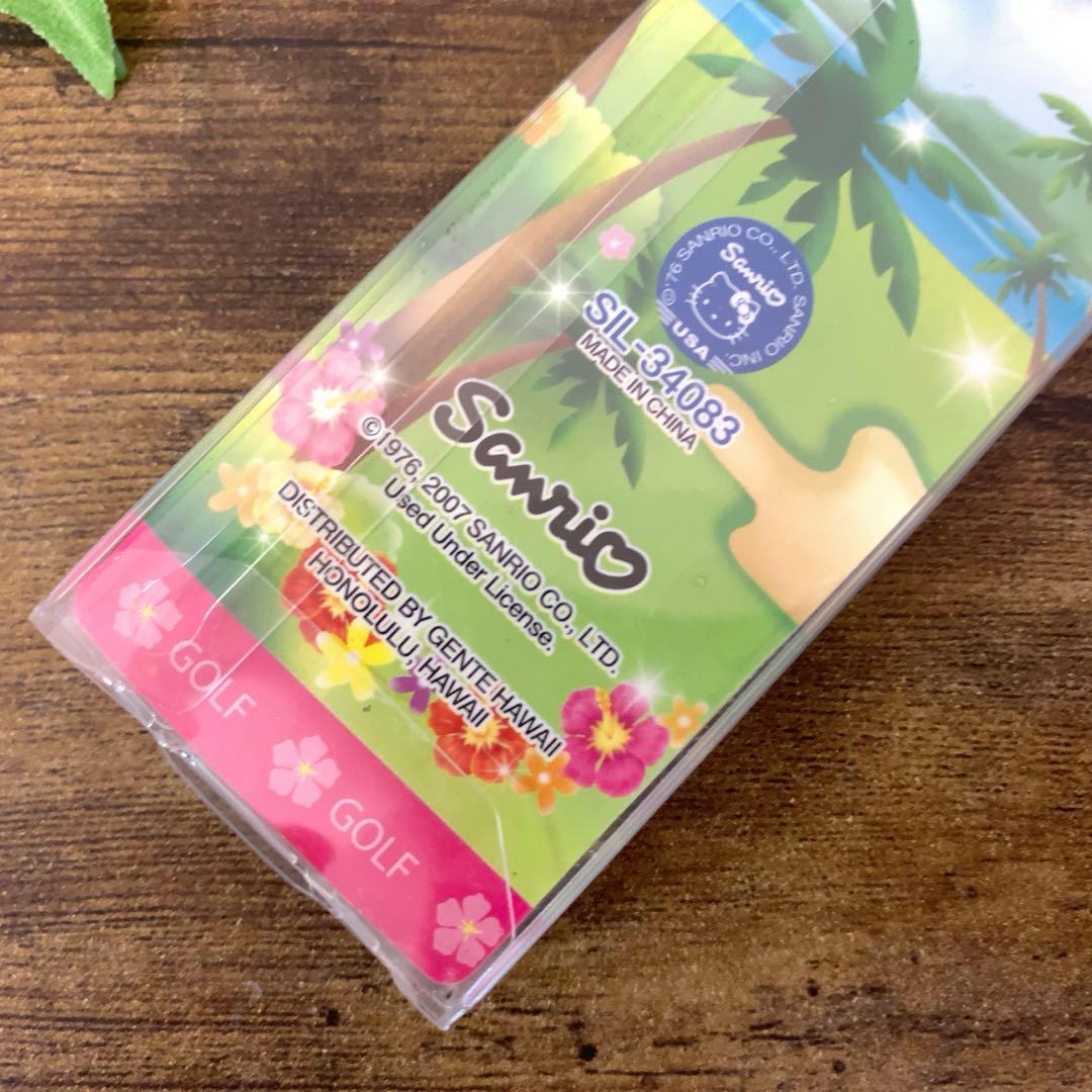 激レア！！日焼けキティ　ハワイ限定 ゴルフ 根付け ストラップ　入手困難品