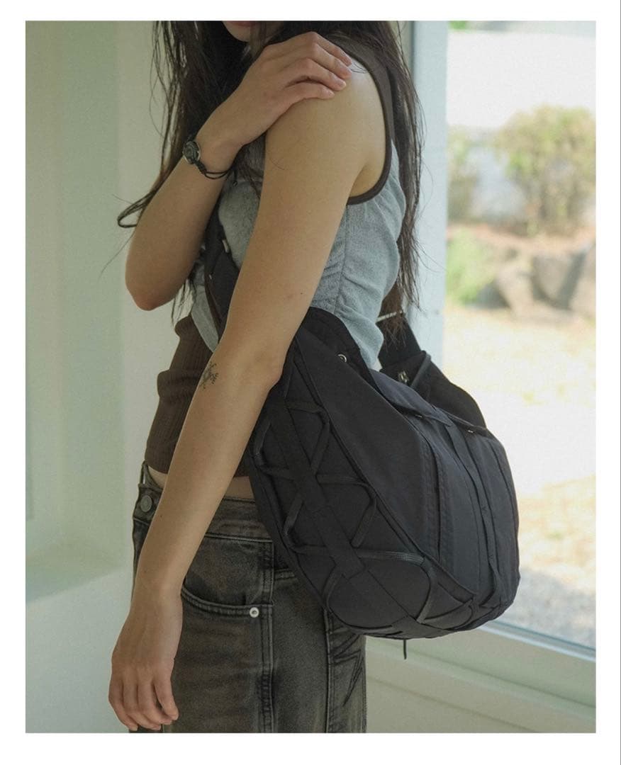 Taped Shoulder Bag IUGAMAKARAS ナイロンバッグ