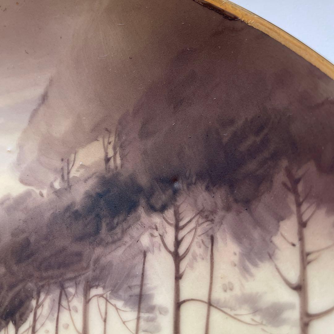 羊飼いと羊の群れ・A.モーヴ・1911年・米国輸出・25cm