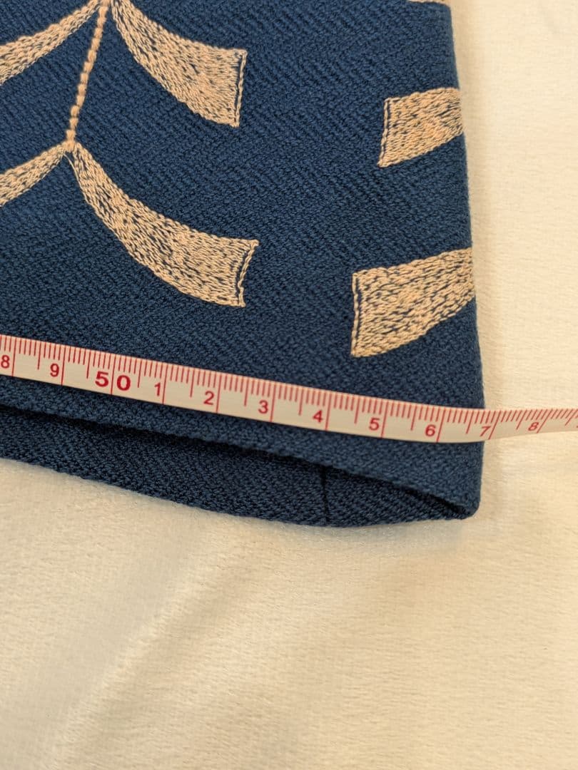 ミナ・ペルホネン前のmina秋冬 ヘリンボーン刺繍台形スカート バッグセット