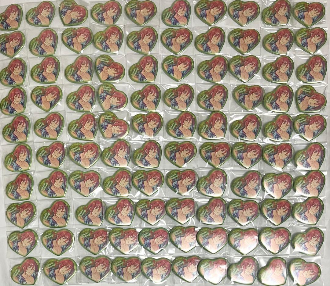 あんスタ 逆先夏目 ハート缶バッジ 1番カフェ ハート缶バッジ 逆先夏目 あんスタ 逆先夏目 ハート型 缶