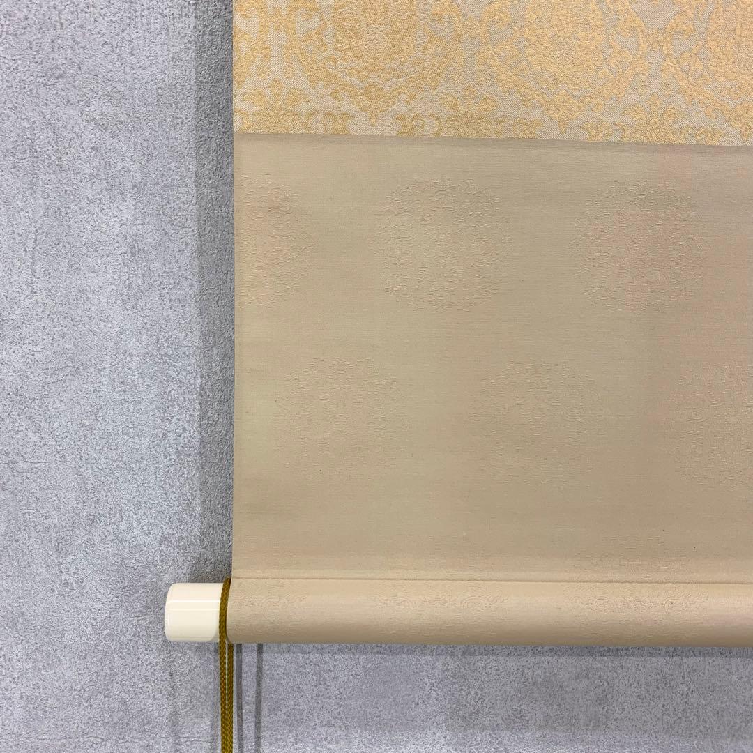 掛軸】井上清治「菖蒲」共箱 太巻 二重箱仕立て