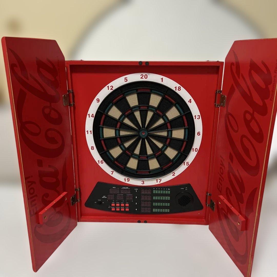 Coca-Cola コカ・コーラ 電子ダーツボード フルセット 美品