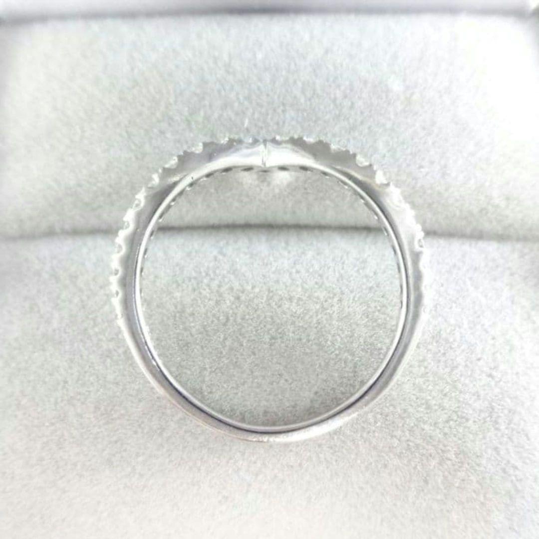 エタニティ V字 プラチナダイヤモンド リング