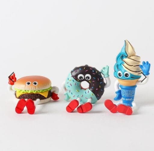 niko and... FLAVOR お座りオブジェ　ソフト バーガー ドーナツ