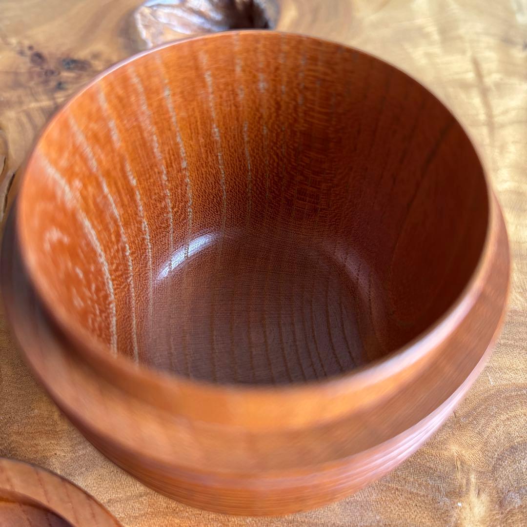 1層1層動く】浮月挽 千筋棗 田中光月造 年輪百年以上の欅 茶道具 共箱
