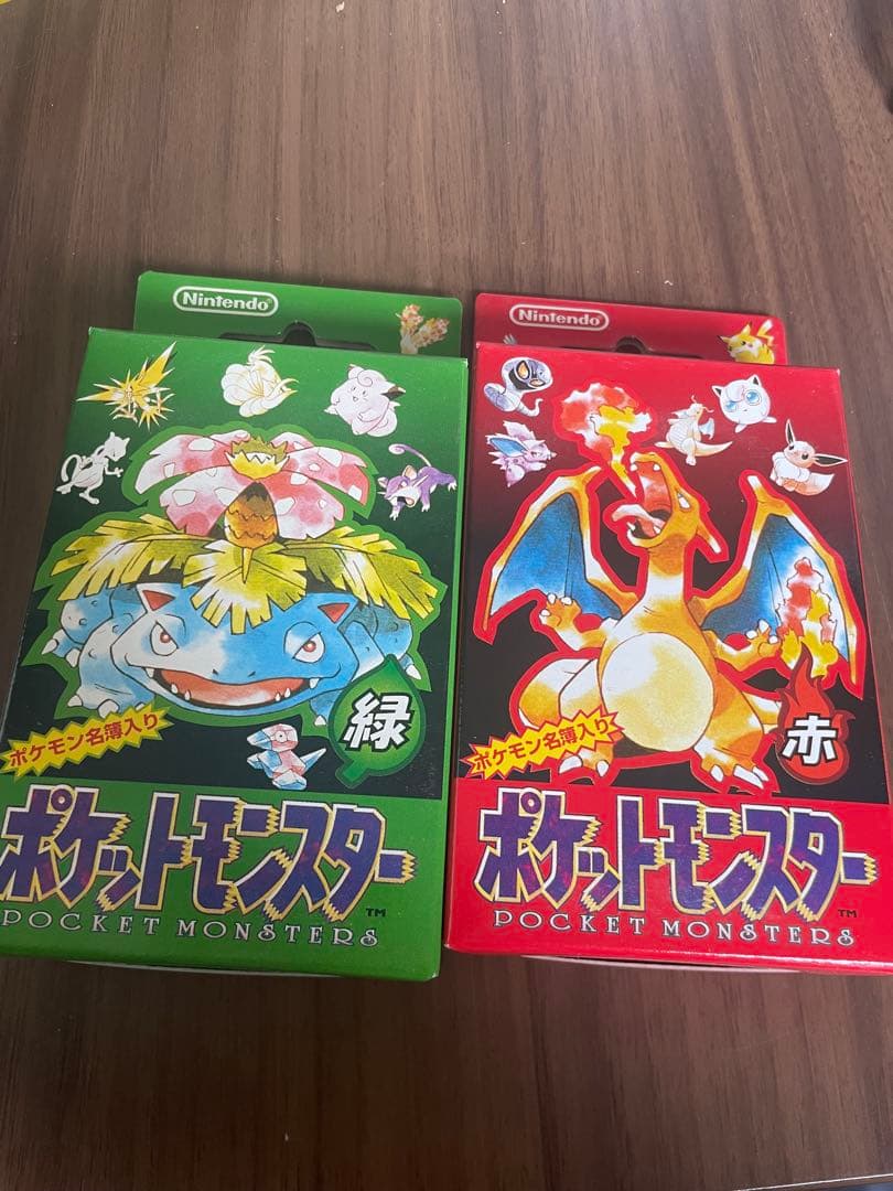 激レア】ポケットモンスター赤・緑トランプセット - メルカリ