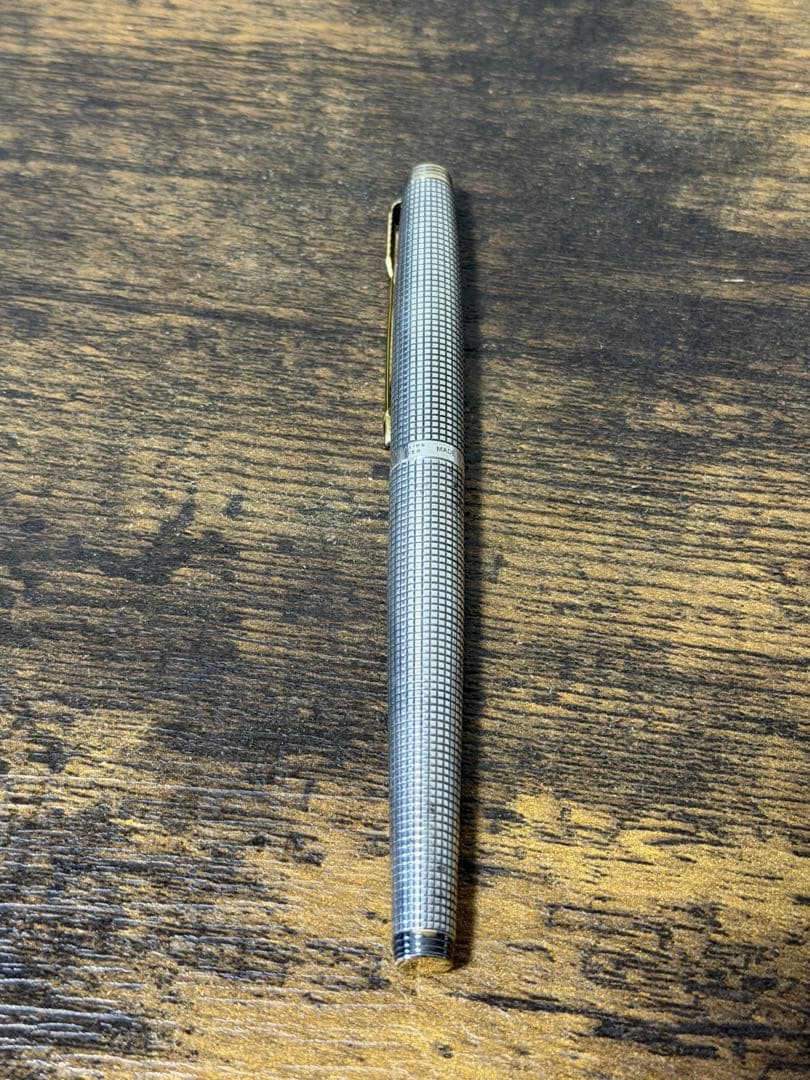 初期　字幅63 パーカー　75 万年筆　スターリングシルバー　細字