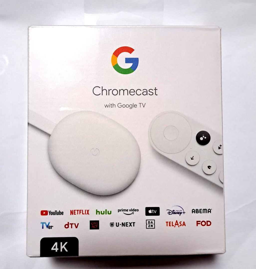 新品未開封 Chromecast with Google TV 4K 新品未開封】 Chromecast