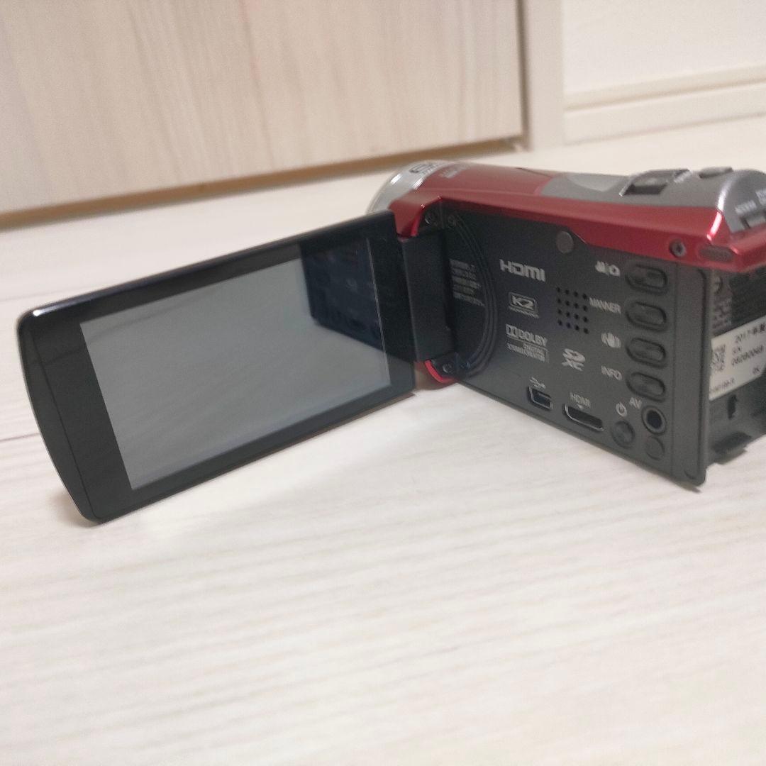 【美品】JVC Everio GZ-HM199 レッド