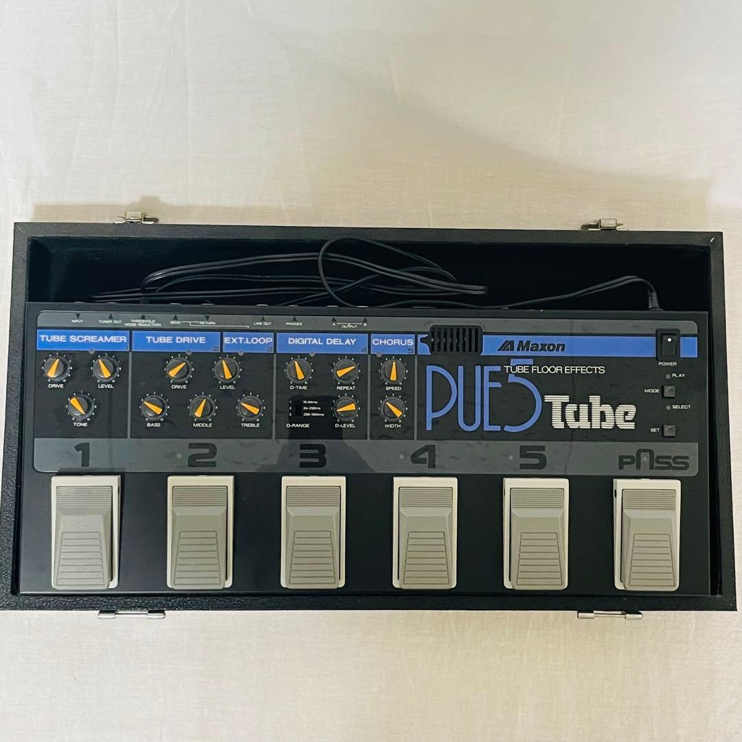 Maxon PUE5 Tube チューブフロアエフェクター ケース付 説明書付