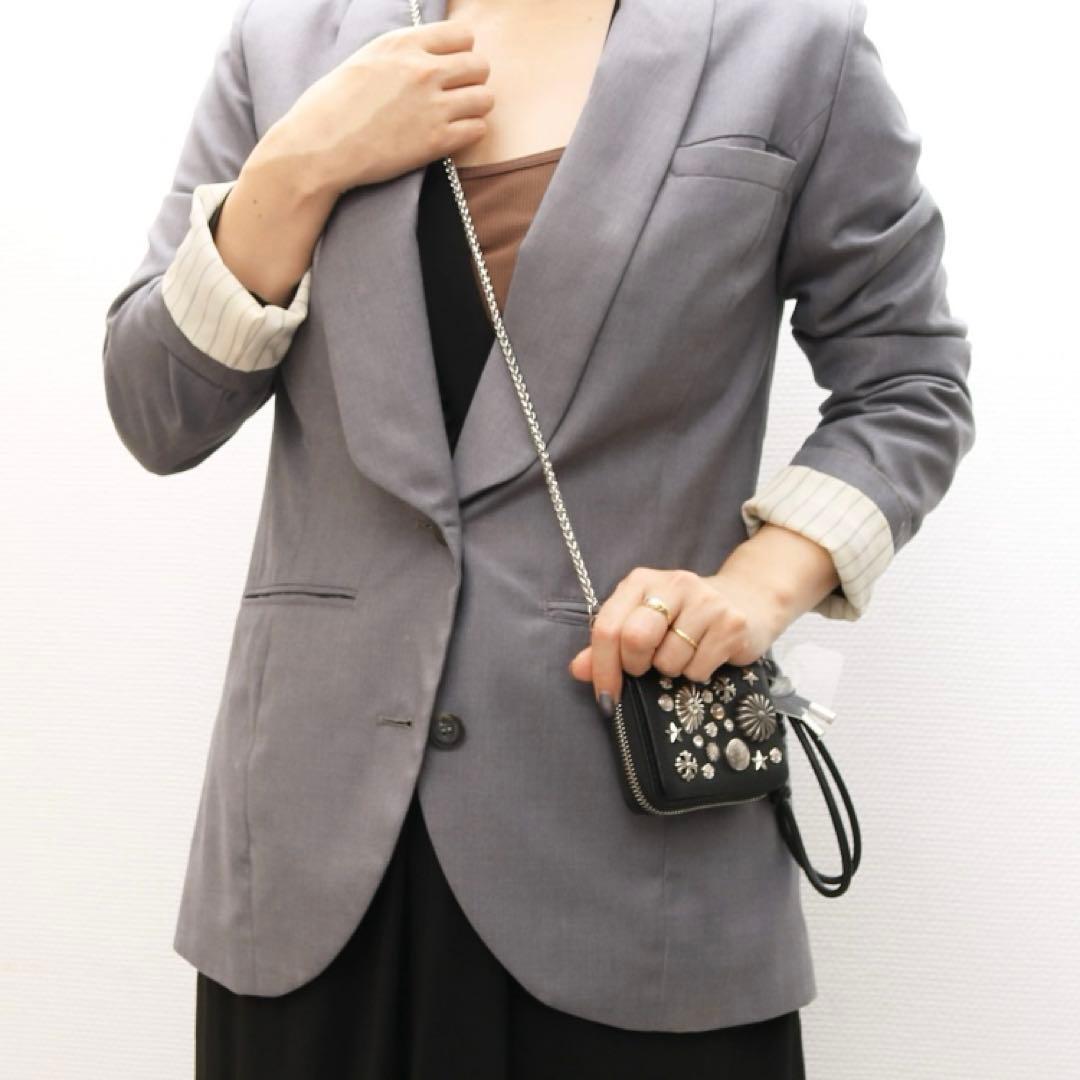 ペルケ perche / マルチスタッズジャバラチャームウォレットショルダー