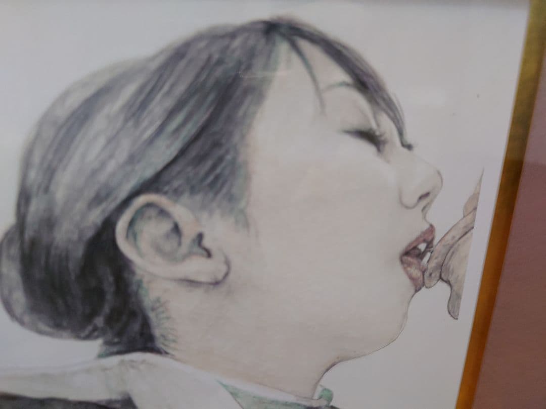 石川吾郎 「CAの女 5」絵画 リトグラフ 真筆