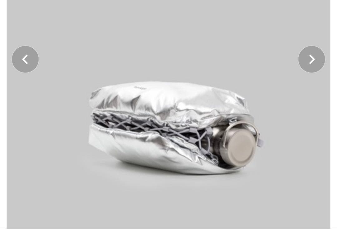 Topologie✳︎ボトルサコッシュ✳︎ラージ✳︎シルバー