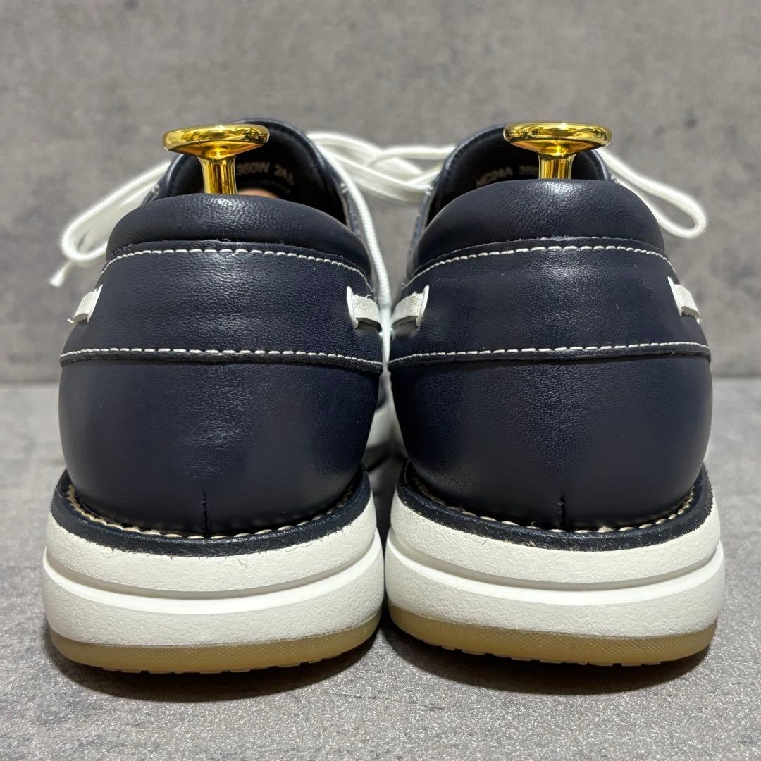 新品未使用　リーガルウォーカー　デッキシューズ　本革　ネイビー　2099