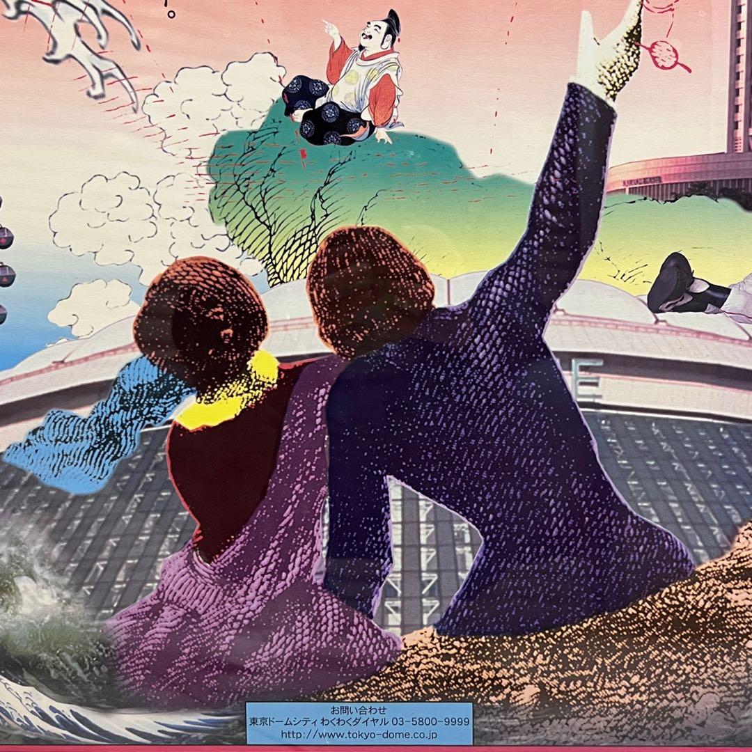 横尾忠則 制作 東京ドームシティ2000年 B1 サイン入りポスターmh769