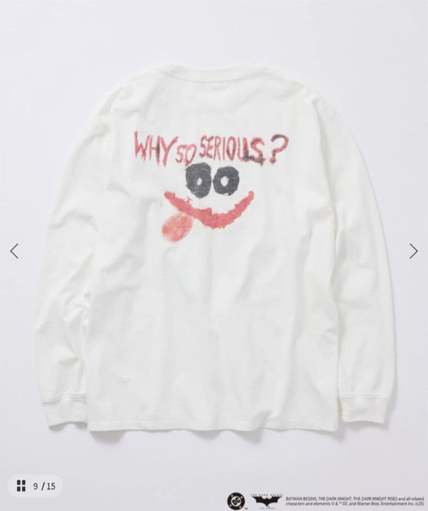 完売品】ダークナイト ジョーカー プリントロンT ジャーナルスタンダード