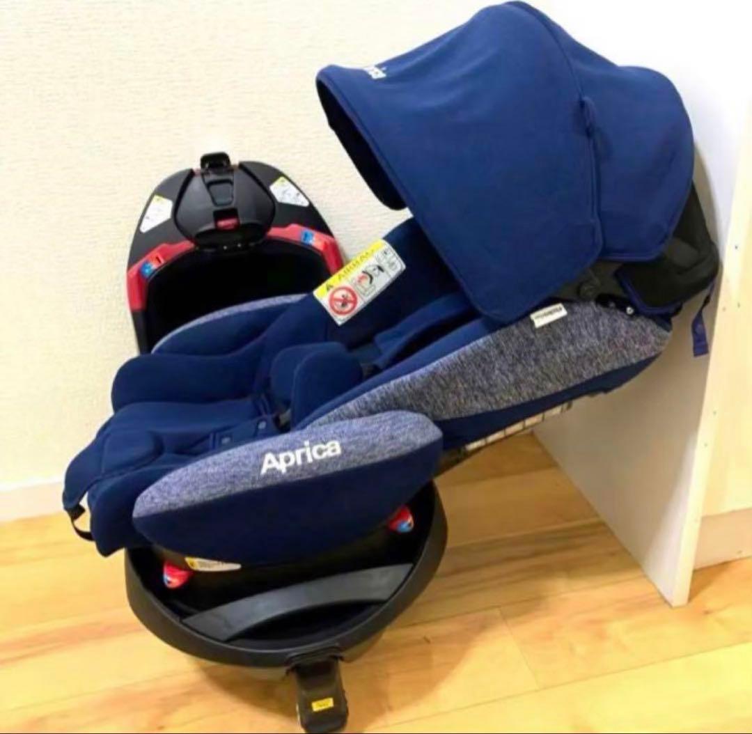 【☆ほぼ新品☆】アップリカ☆チャイルドシート☆フラディアグロウAC☆aprica