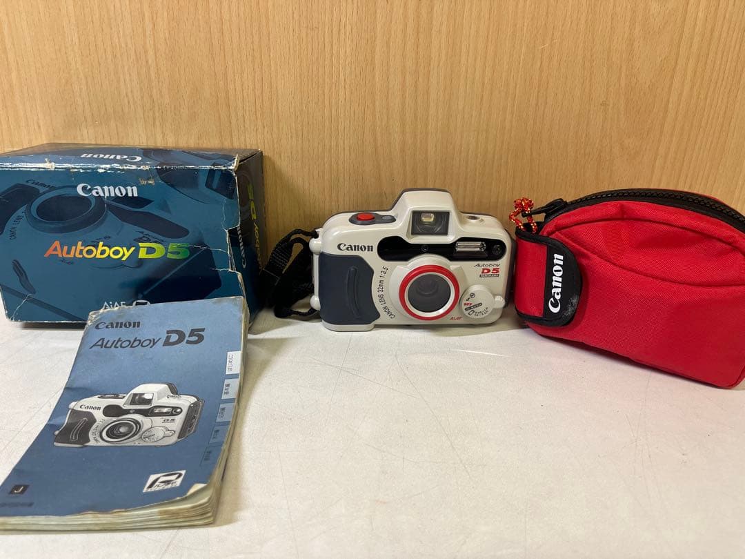 G607 廃盤 希少Canon Autoboy D5 元箱・ケース付 カメラ Canon Autoboy D5 の使い方 | Totte Me Camera